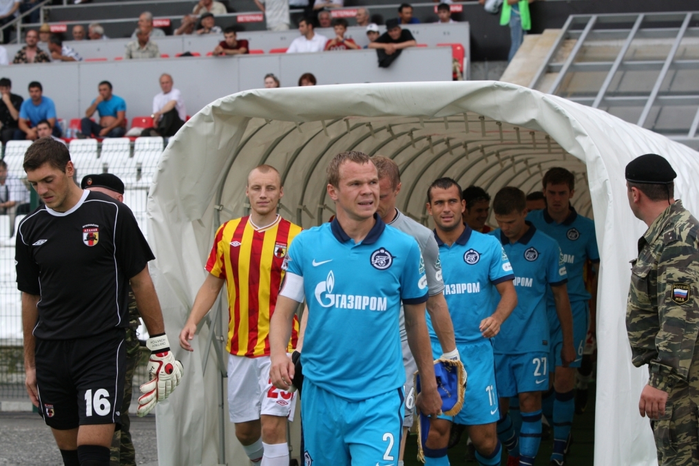 Чемпионат России 2010 года, 12 тур. Матч ФК «Алания»—ФК «Зенит»