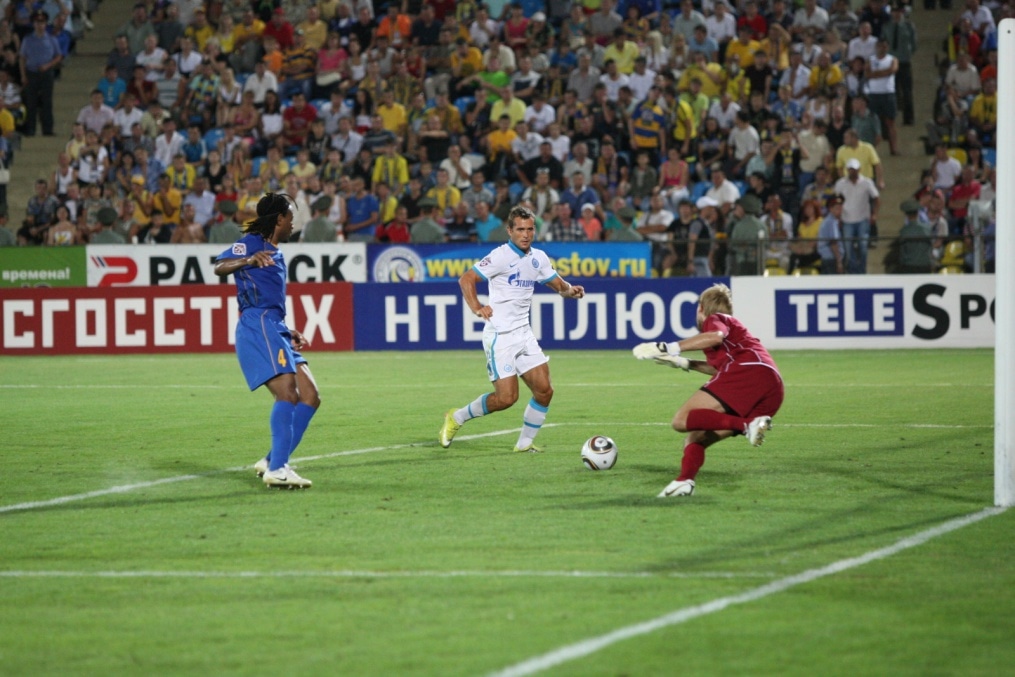 Чемпионат России 2010 года, 14 тур. Футбольный матч Ростов—Зенит