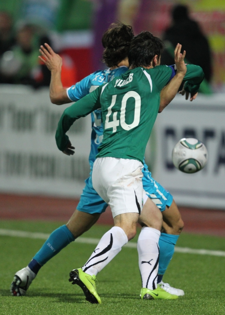Чемпионат России 2011—2012, матч Терек  — Зенит