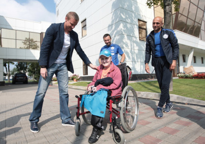 Ребенок из «Детского хосписа» в гостях у «Зенита»