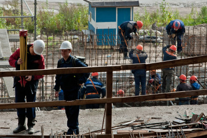 Строительство нового стадиона «Газпром — Арена» 