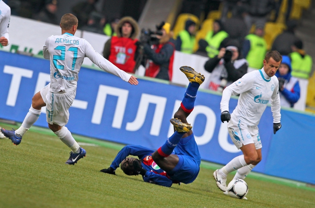 Чемпионат России 2011—2012, матч ЦСКА — Зенит