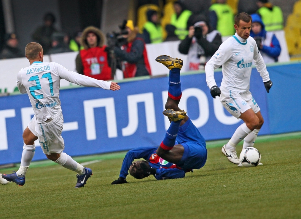 Чемпионат России 2011—2012, матч ЦСКА — Зенит