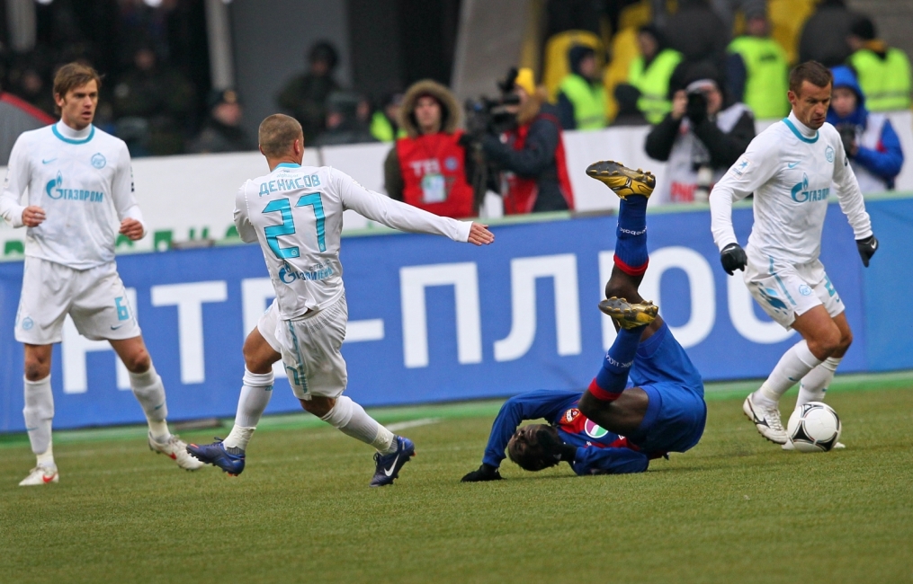 Чемпионат России 2011—2012, матч ЦСКА — Зенит