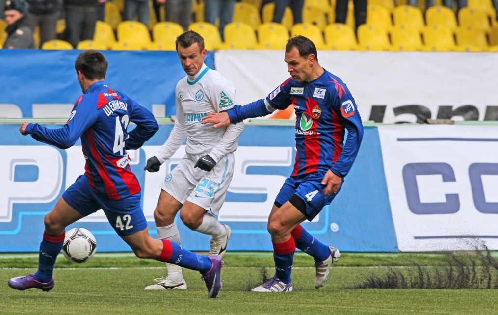 Чемпионат России 2011—2012, матч ЦСКА — Зенит
