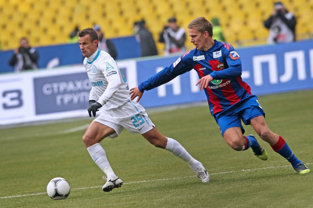 Чемпионат России 2011—2012, матч ЦСКА — Зенит