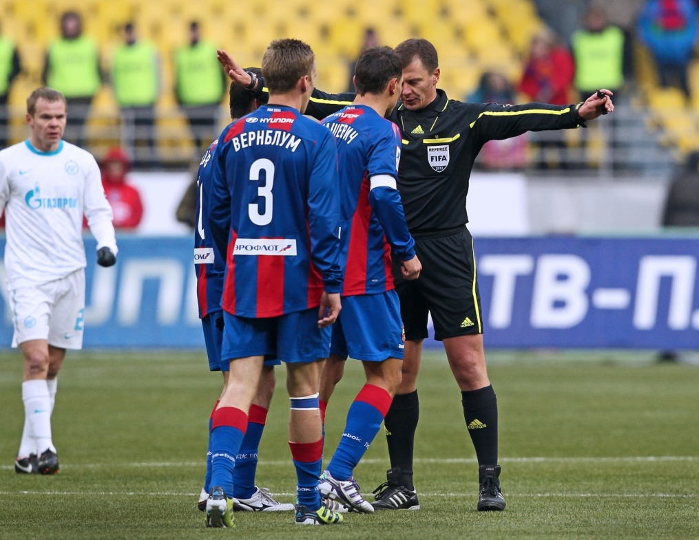 Чемпионат России 2011—2012, матч ЦСКА — Зенит