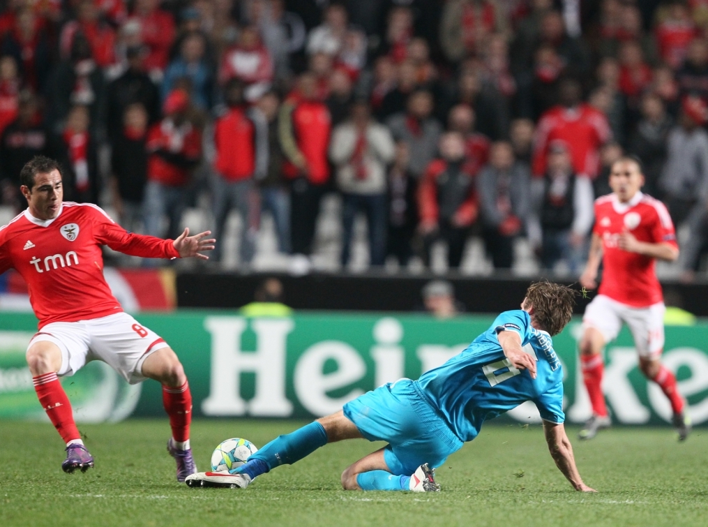 Лига Чемпионов УЕФА 2011/2012, 1/8 финала. Матч Бенфика—Зенит