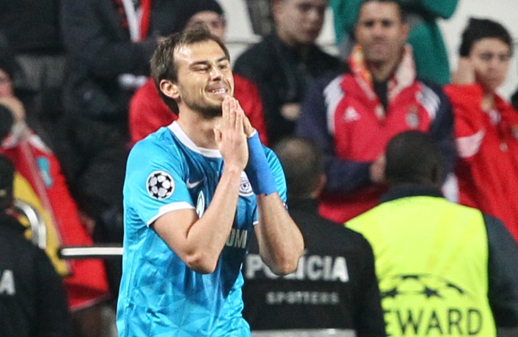 Лига Чемпионов УЕФА 2011/2012, 1/8 финала. Матч Бенфика—Зенит