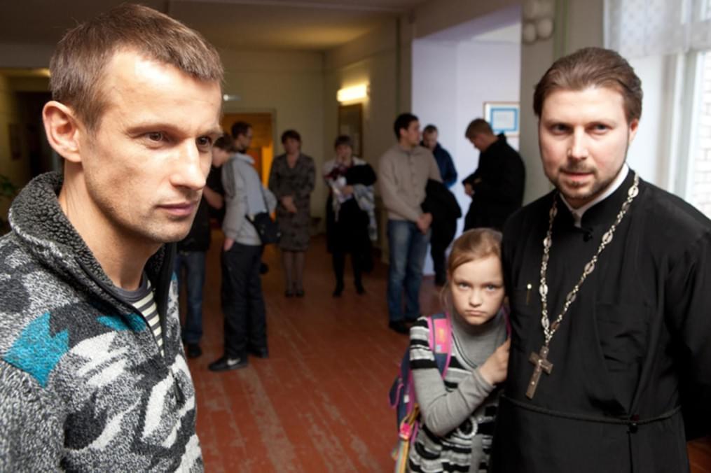 Сергей Семак встретился с детьми в школе деревни Малое Верево