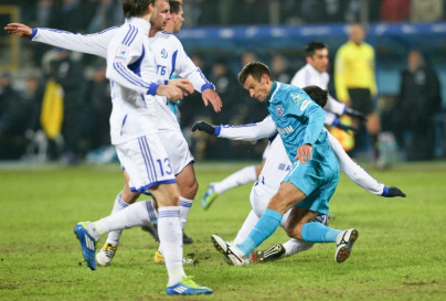 Кубок России 1/4 финала сезона 2011/12. Матч «Зенит» — «Динамо»