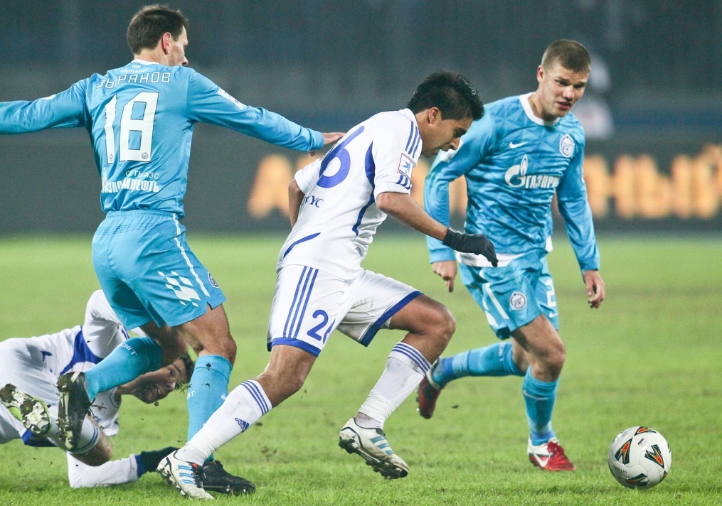 Кубок России 1/4 финала сезона 2011/12. Матч «Зенит» — «Динамо»
