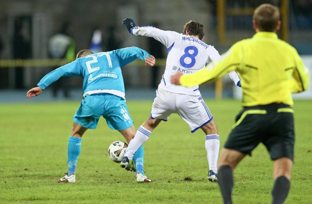 Кубок России 1/4 финала сезона 2011/12. Матч «Зенит» — «Динамо»