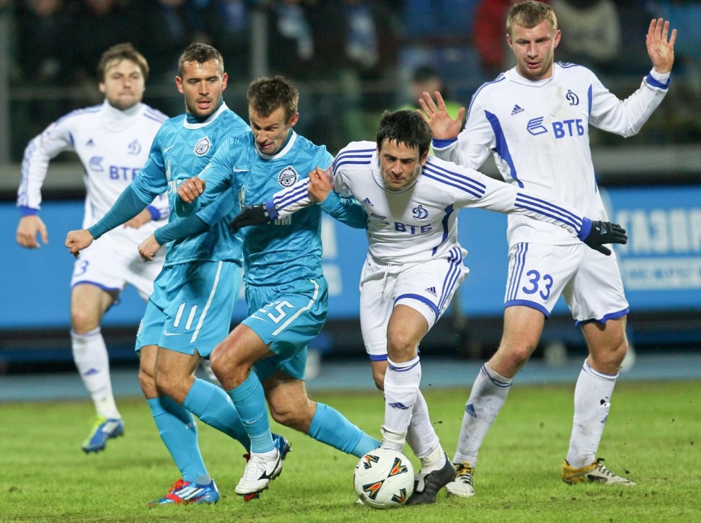 Кубок России 1/4 финала сезона 2011/12. Матч «Зенит» — «Динамо»