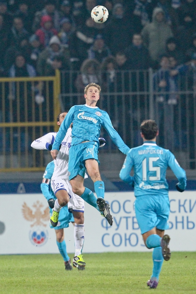 Кубок России 1/4 финала сезона 2011/12. Матч «Зенит» — «Динамо»