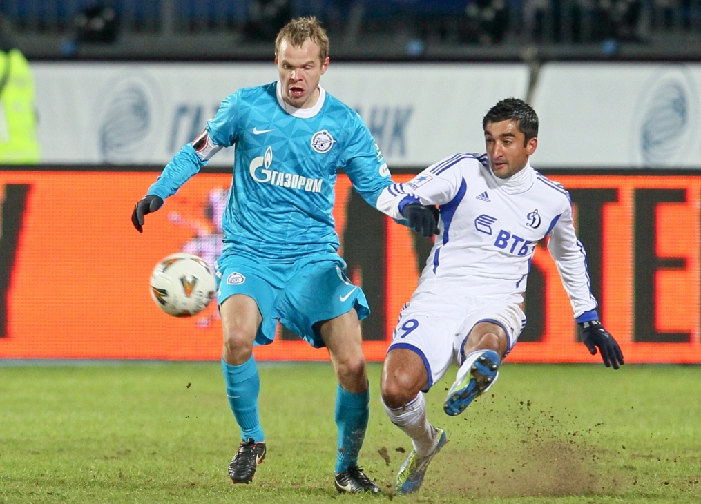 Кубок России 1/4 финала сезона 2011/12. Матч «Зенит» — «Динамо»