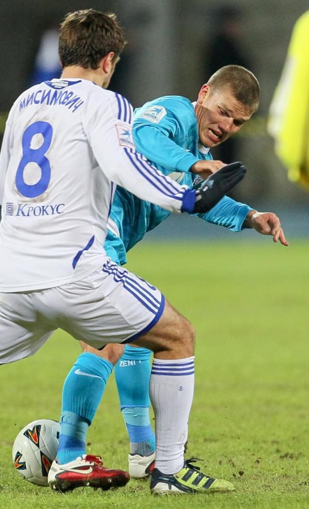 Кубок России 1/4 финала сезона 2011/12. Матч «Зенит» — «Динамо»