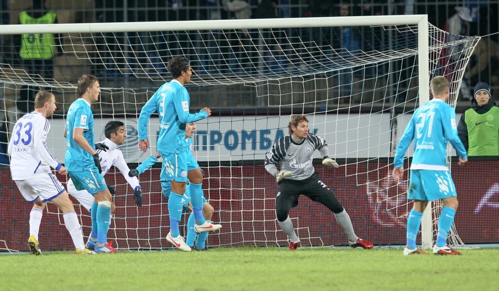 Кубок России 1/4 финала сезона 2011/12. Матч «Зенит» — «Динамо»