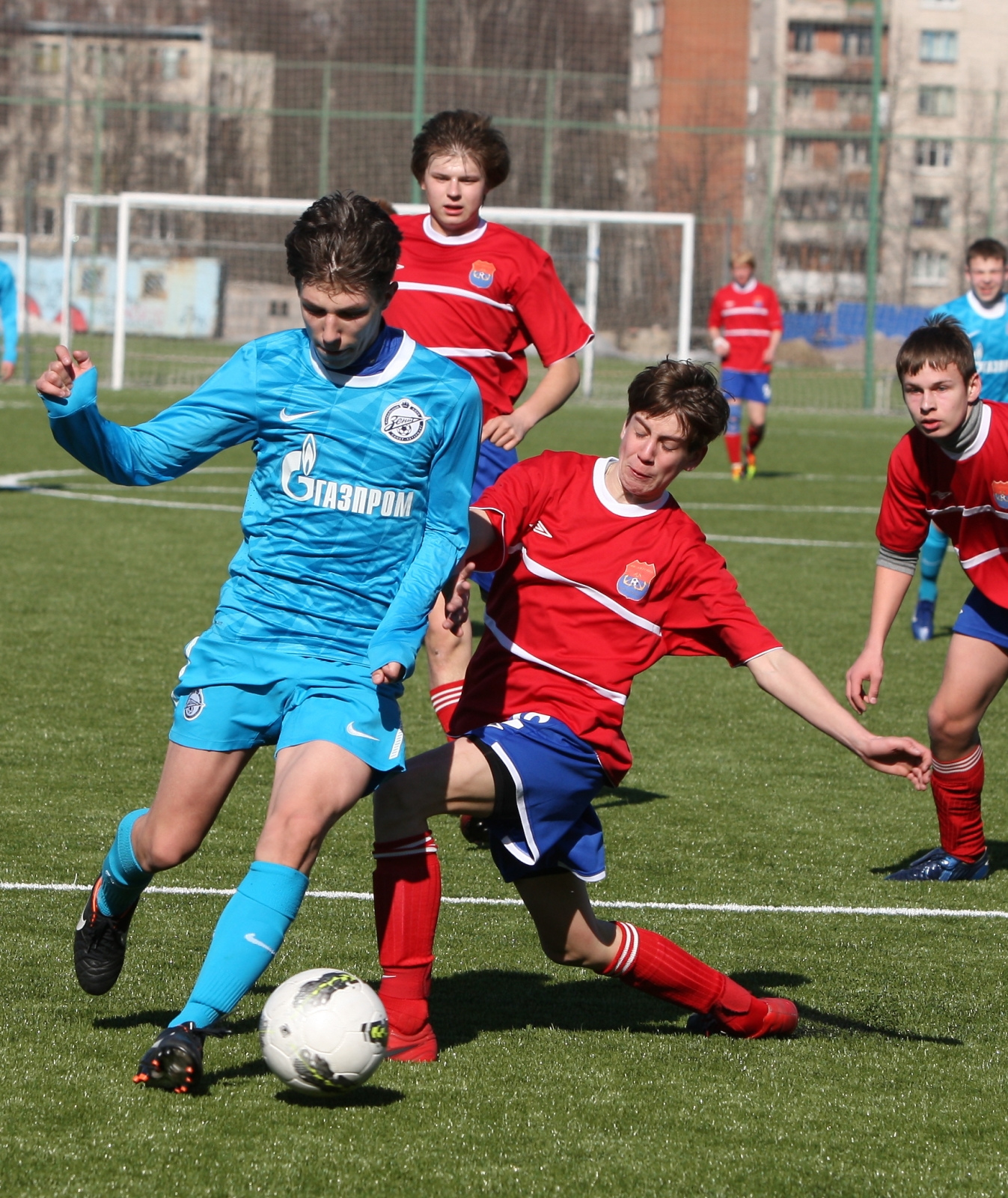 Чемпионат Санкт-Петербурга 2012 1-й тур. Матч команд академии Зенит — Автово