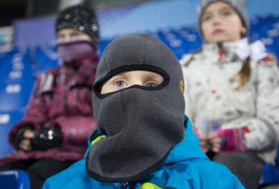 Дети из группы поддержи «Зенит-фан»