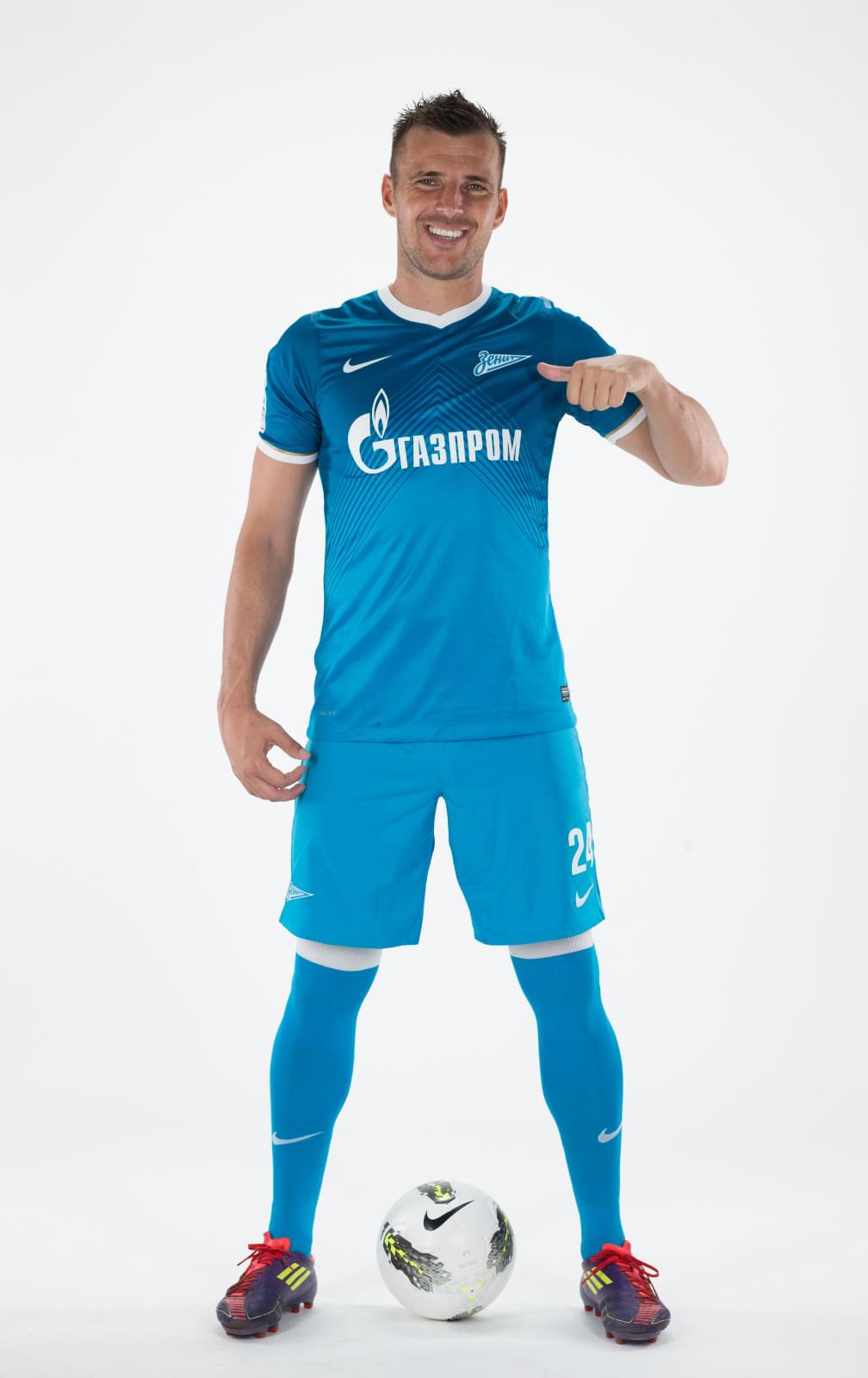 Фотосессия основного состава ФК «Зенит» сезона 2013/2014