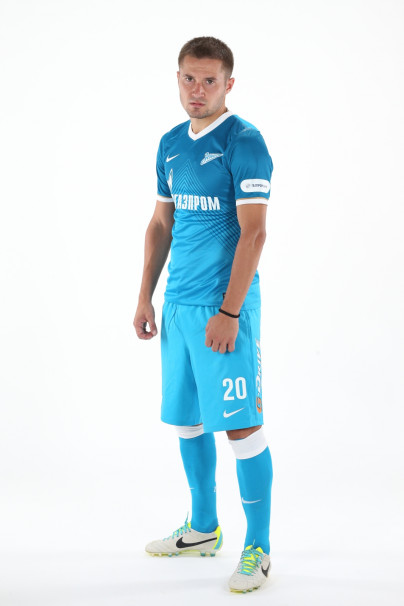 Фотосессия футболиста основного состава ФК «Зенит» сезона  2013/2014