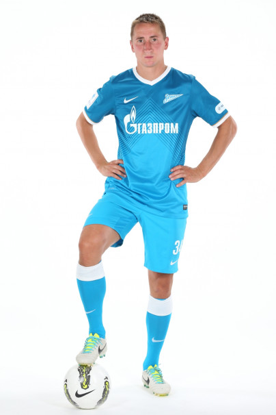 Фотосессия футболиста основного состава ФК «Зенит» сезона  2013/2014