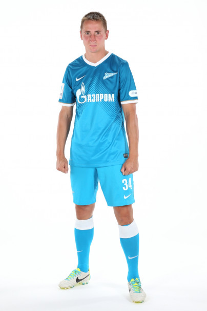 Фотосессия футболиста основного состава ФК «Зенит» сезона  2013/2014