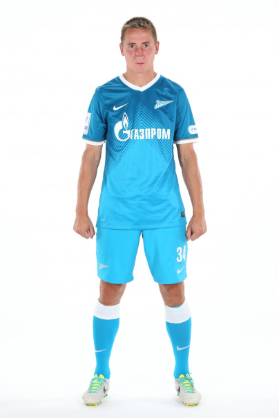 Фотосессия футболиста основного состава ФК «Зенит» сезона  2013/2014