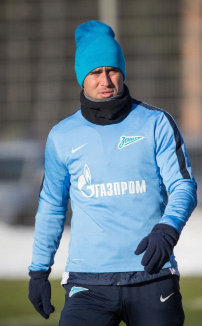 Тренировка перед матчем,  «ПСВ» — «Зенит»