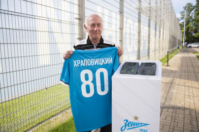 Вадим Храповицкий, вошел в Аллею славы «Зенита»