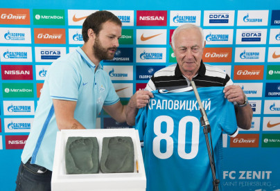 Вадим Храповицкий, вошел в Аллею славы «Зенита»