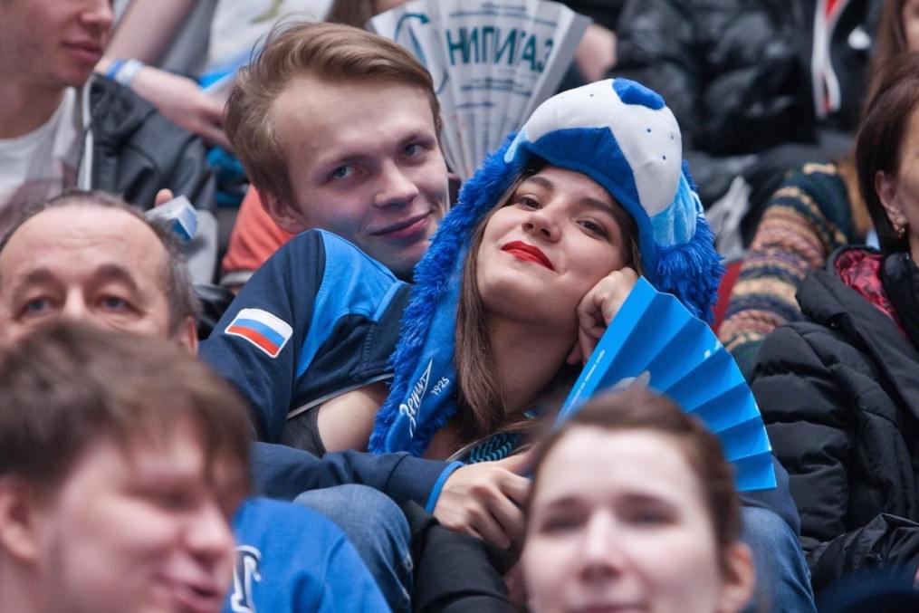 Болельщики на матче «Зенит» — «Парма»