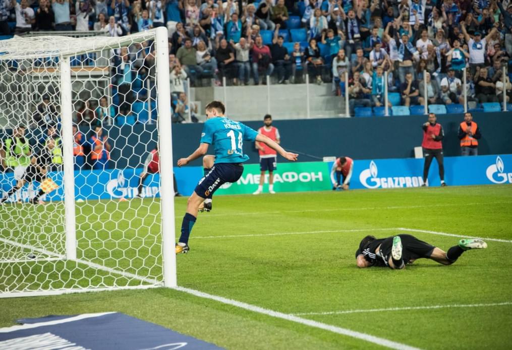 РОСГОССТРАХ-Чемпионат России 2017/2018, 6-й тур, «Зенит» — «Ахмат»
