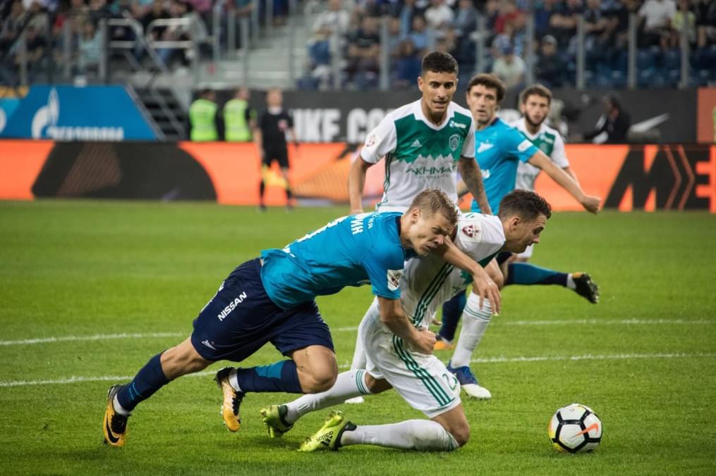 РОСГОССТРАХ-Чемпионат России 2017/2018, 6-й тур, «Зенит» — «Ахмат»