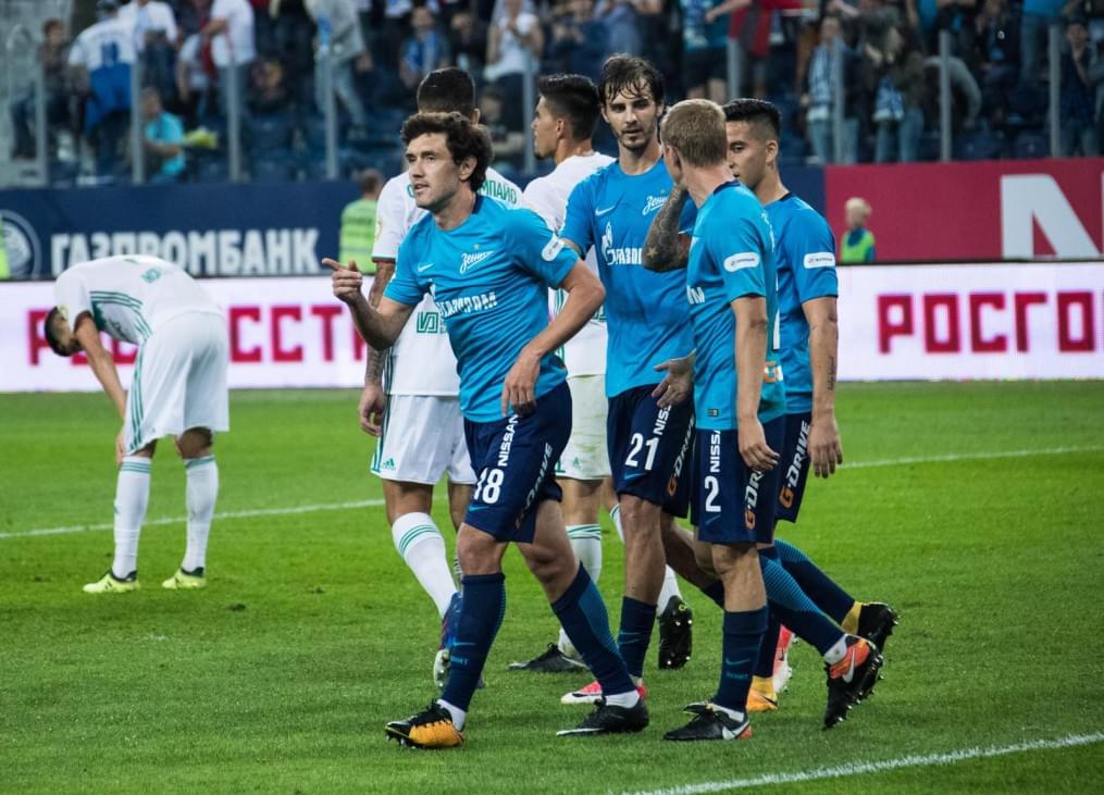 РОСГОССТРАХ-Чемпионат России 2017/2018, 6-й тур, «Зенит» — «Ахмат»