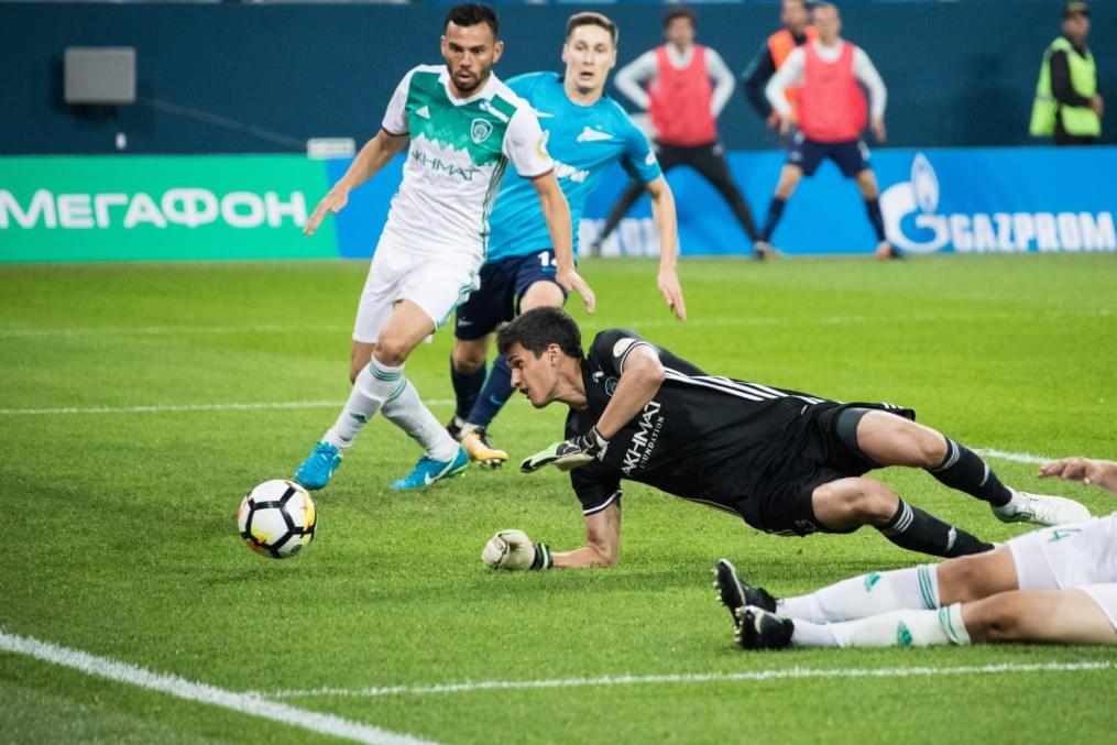 РОСГОССТРАХ-Чемпионат России 2017/2018, 6-й тур, «Зенит» — «Ахмат»