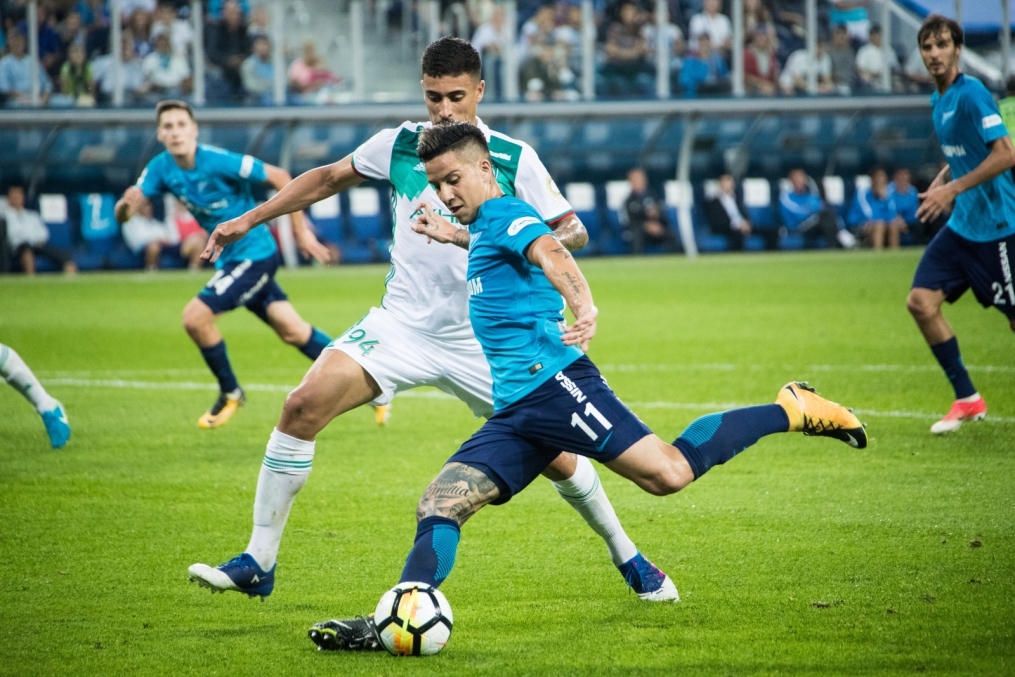 РОСГОССТРАХ-Чемпионат России 2017/2018, 6-й тур, «Зенит» — «Ахмат»