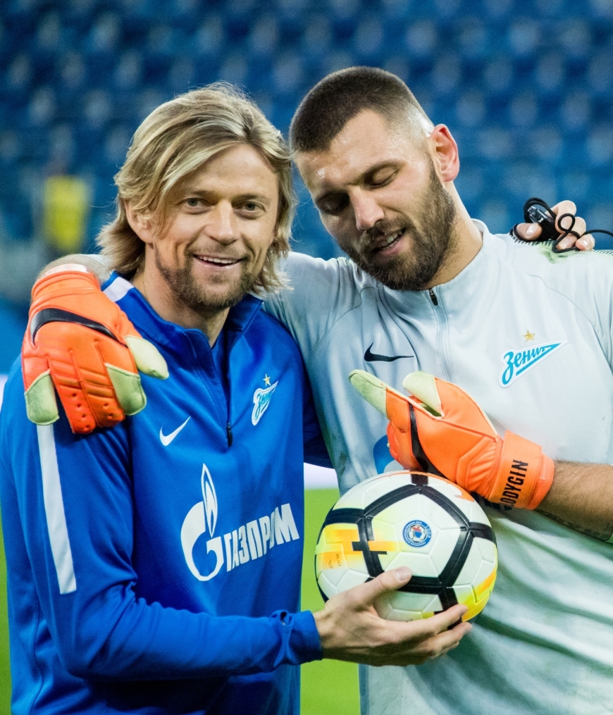 Открытая тренировка «Зенита» перед матчем с «Краснодаром»