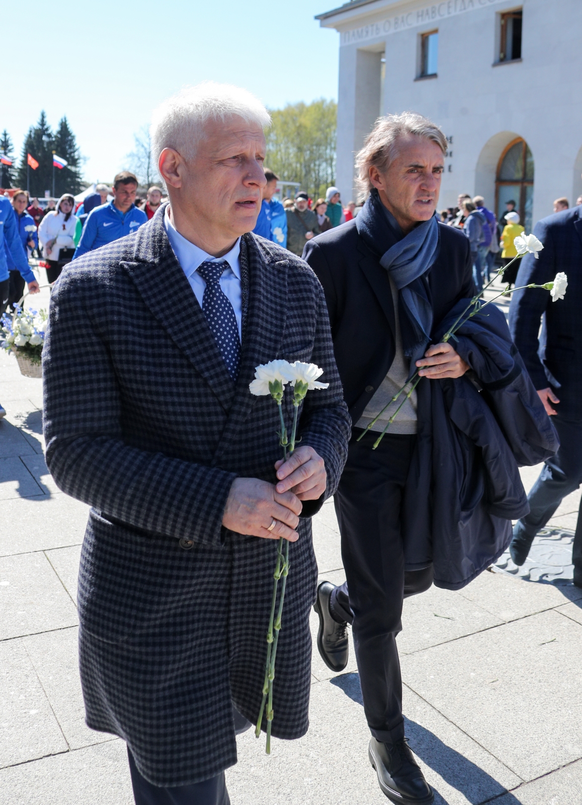 «Зенит» на Пискаревском мемориале