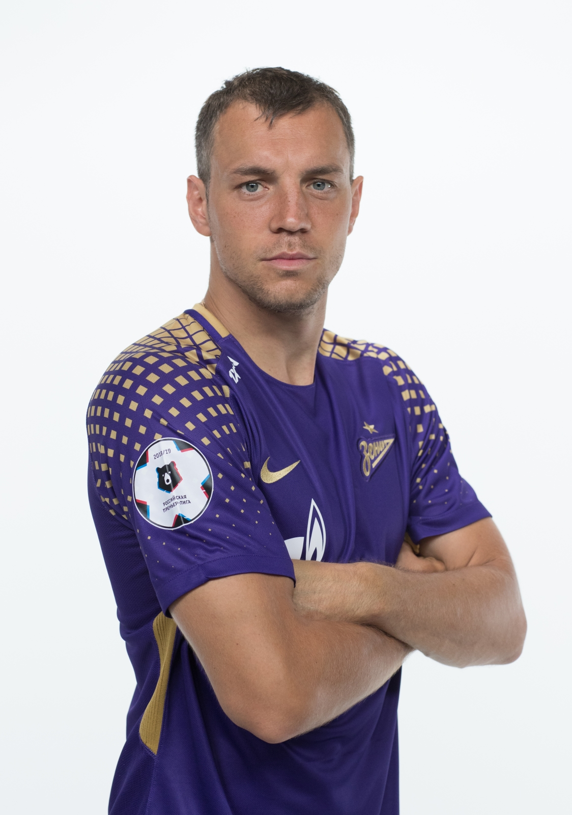Фотосессия футболистов и тренеров основного состава ФК «Зенит» сезона 2018/19