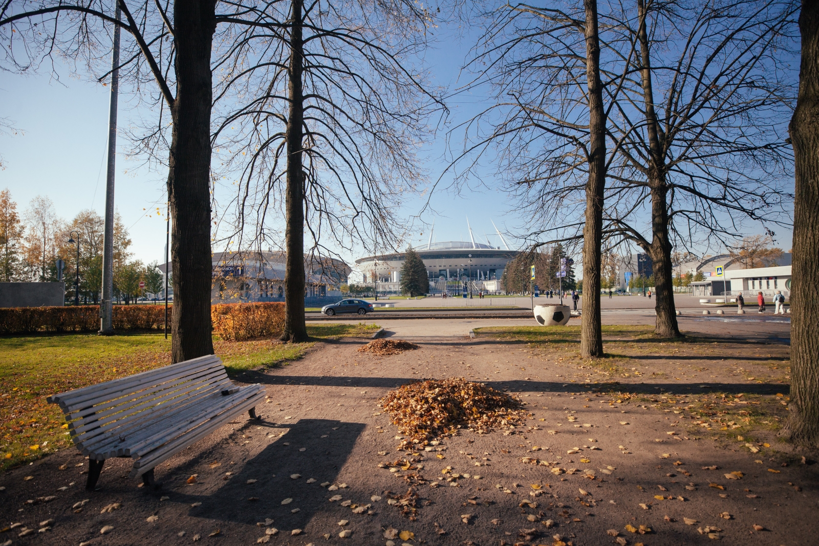 Осень на Крестовском острове