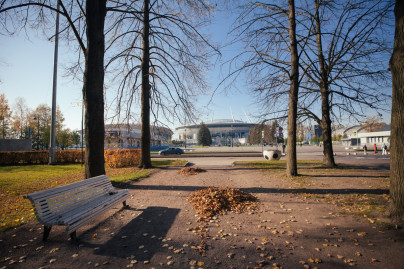 Осень на Крестовском острове