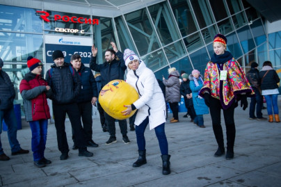 Фан-Променад перед матчем «Зенит» — «Локомотив»
