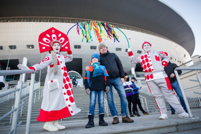 Фан-Променад перед матчем «Зенит» — «Локомотив»