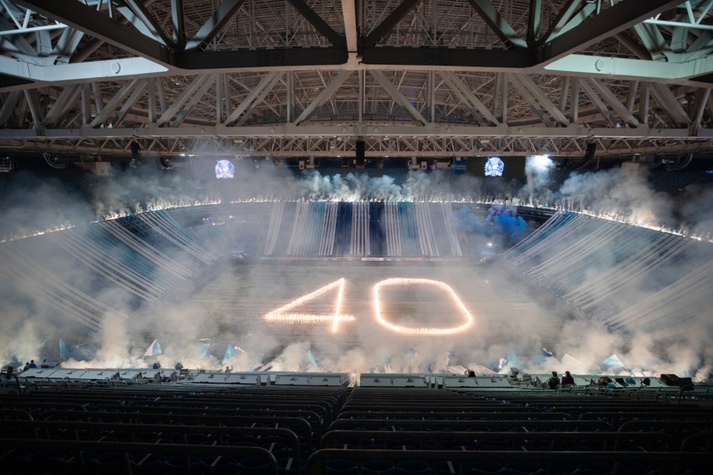 Перформанс в честь 40-летия фанатского движения