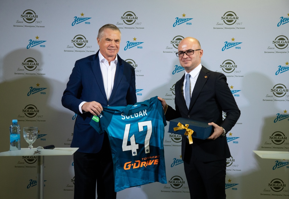 «Зенит» и Solgar объявили о сотрудничестве