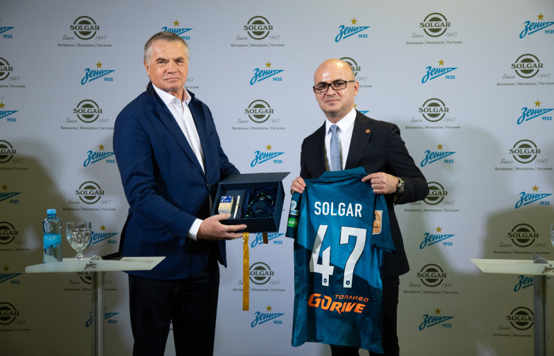 «Зенит» и Solgar объявили о сотрудничестве