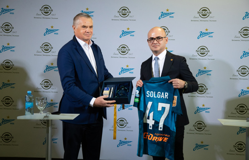 «Зенит» и Solgar объявили о сотрудничестве