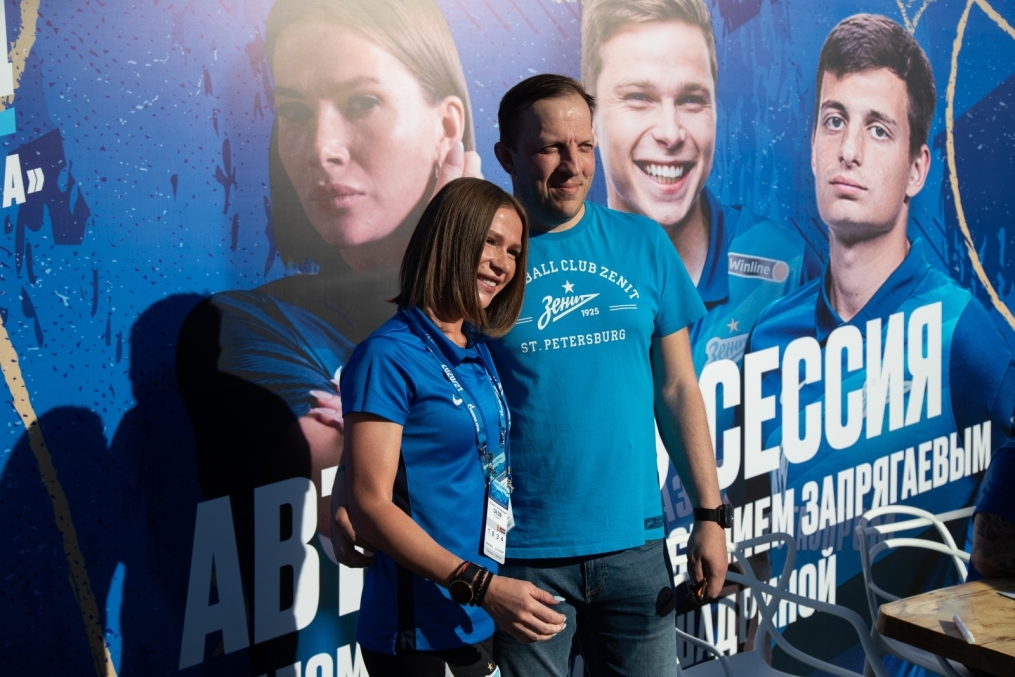 Фан-променад перед матчем «Зенит»-2 — «Ленинградец»
